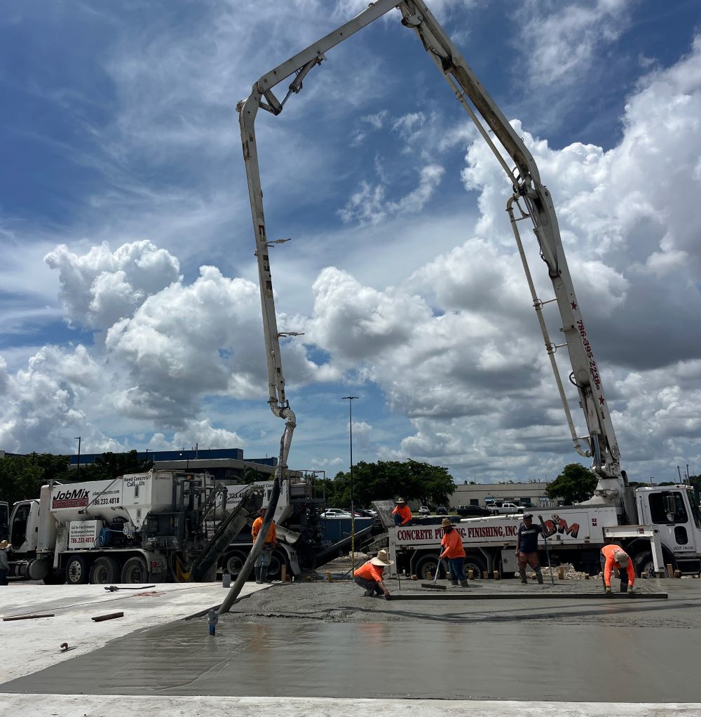 Commercial Concrete in Cary project 1